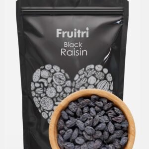 Fruitri Afghani Seedless Black Raisins, Premium Quality Kali Kishmish - Image 1
