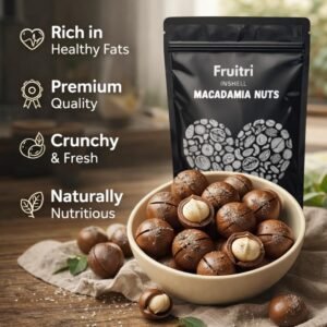 Fruitri Premium In-Shell Macadamia Nuts Vanilla Flavoured - 500g | Crunchy Roasted Exotic Dry Fruits | Rich in Healthy Fats & Protein | Gourmet Snack | Natural & Fresh - Image 6